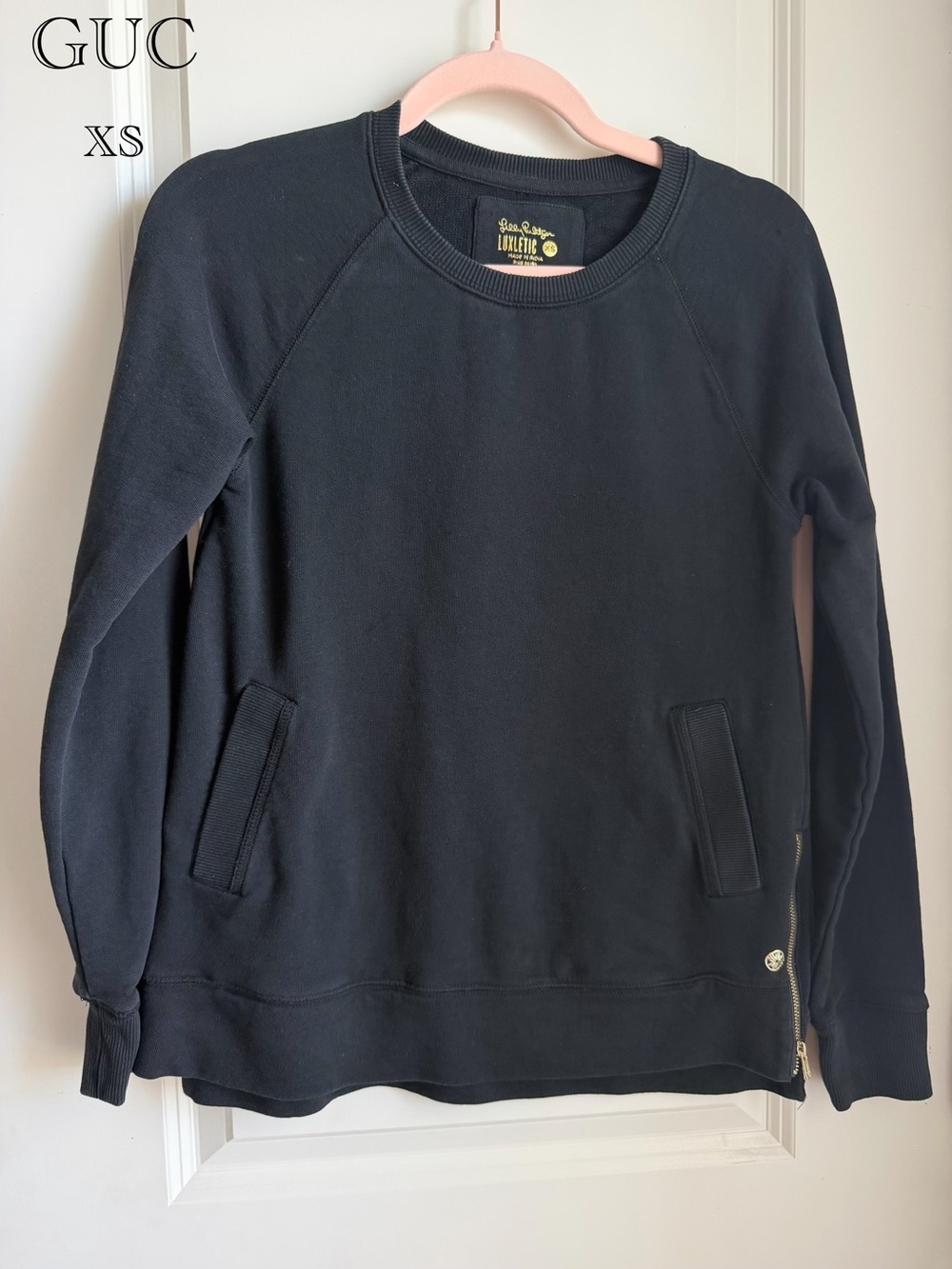 Lilly Pulitzer Black Crewneck Sweatshirt
